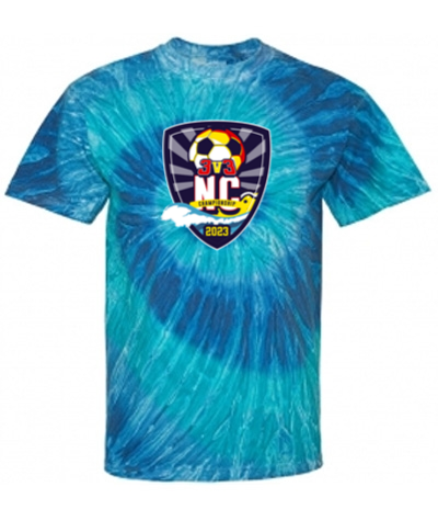 Blue or Black Ripple Tie Dye T-Shirt